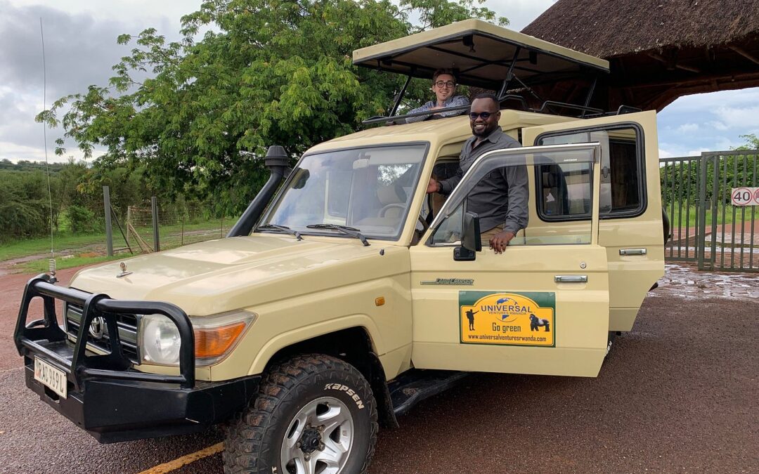 Driver-guided car rental to Akagera National Park